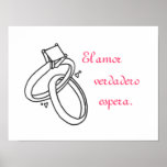 El amor verdadero espera. posters