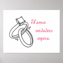 El amor verdadero espera. print