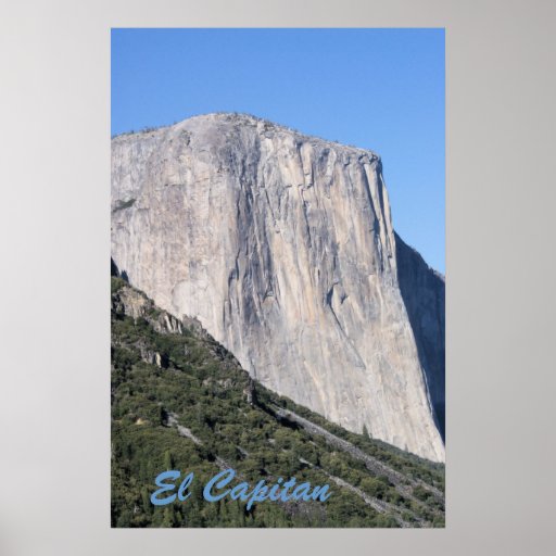 El Capitan colour photograph Poster Print