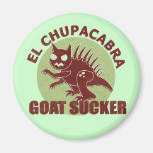 El Chupacabra Fridge Magnet