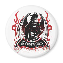 El Chupacabra - The Goat Sucker Fridge Magnet
