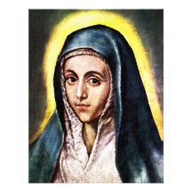 El Greco Virgin Mary Invitations
