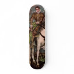 El Greco's Saint Martin and the Beggar, circa 1600 skateboards