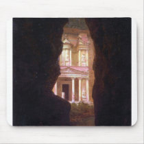 El Khasne, Petra by Frederick Edwin Church mousepads