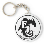 EL logo-B&W- Keychain