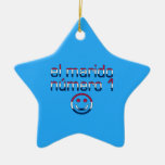 El Marido Número 1 in American Flag Colours Christmas Ornament