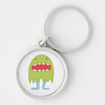 El monstruo verde ríe =) keychain