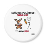 EL P2P y los políticos... magnets