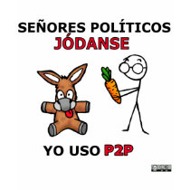 EL P2P y los políticos... t-shirts