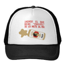 El que bebe "cheifel" mesh hat