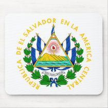 El Salvador Coat of Arms Mousepad