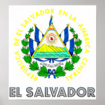 El Salvador Coat of Arms posters