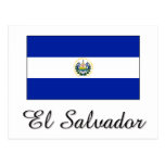 El Salvador Flag Design Postcards