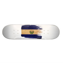 El Salvador Flag Skate Decks