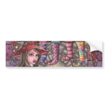 Elana - Christmas Witch Bumper Sticker