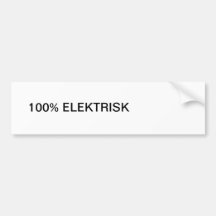 Elbilsdekal Bildekaler