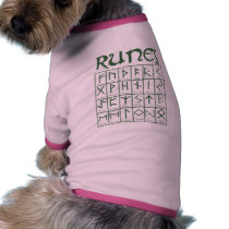 Elder Futhark Runes Pet Clothes