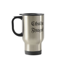Elder Sign / Cthulhu Fhtagn Travel Mug