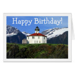 Eldred Rock Lighthouse; Happy Birthday Card