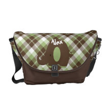 Ele-n-Friends Elephant Messenger Bag Green Brown2