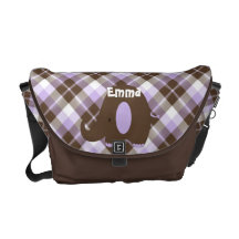 Ele-n-Friends Elephant Messenger Bag Purple Brown2