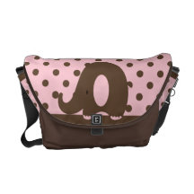 Ele-n-Friends Elephant Pink Commuter Bag