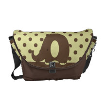 Ele-n-Friends Elephant Yellow Courier Bag