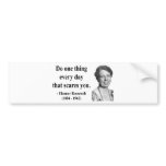 Eleanor Roosevelt Quote 2b bumper stickers