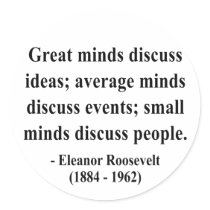 Eleanor Roosevelt Quote 5a Round Sticker