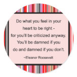 Eleanor Roosevelt Quote Stickers