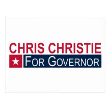 Elect Chris Christie Postcards