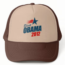 Elect Obama 2012 T-shirt Trucker Hat