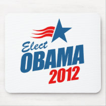 Elect Obama 2012 T-shirt Mouse Pad