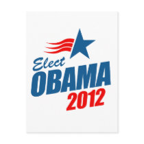 Elect Obama 2012 T-shirt Postcards
