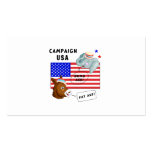 Election Day Campaign USA business cards