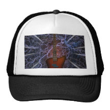 Electric Bass Guitar Trucker Hat