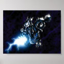 Electric Blue Dragon posters