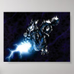 Electric Blue Dragon posters
