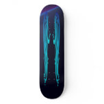 Electric Blue Filigree Skateboard