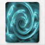 Electric Blue Light Effect Mouse Pad