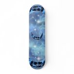 Electric Blue Upright Crescent skateboards