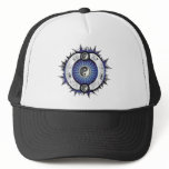Electric Blue Yin Yang hats