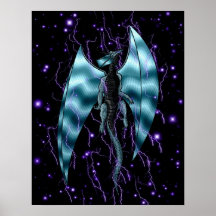 Electric Dragon Print