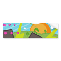 Electric Fields Bumper Sticker