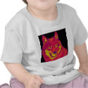 Electric Fire Wolf t-shirts