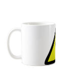 electric flash warning sign mugs