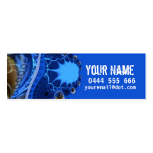ELECTRIC Fractal Profile Card Business Cards