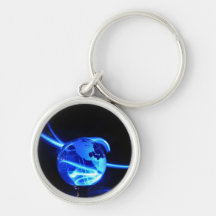 Electric globe - keychain