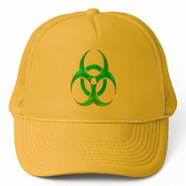 Electric Green Bio Hazard Mesh Hat
