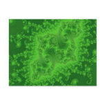 Electric Green Jellyfish Postcard